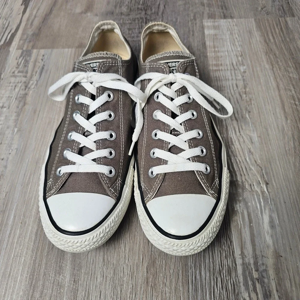 Converse Chuck Taylor All Star Seasonal Ox Mens 8 Womens 10 Charcoal 1J794 - Picture 3 of 10
